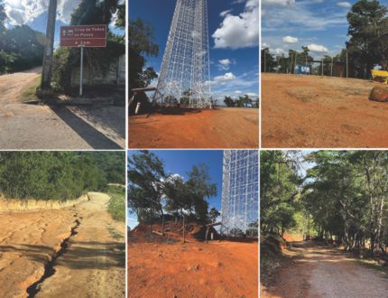 divinopolis-recebe-r$-2-milhoes-para-pavimentacao-do-acesso-a-cruz-de-todos-os-povos,-mas-local-segue-abandonado-e-estrada-vira-via-intransitavel