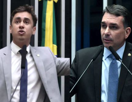 nikolas-conversa-com-flavio-bolsonaro-e-confirma-reeleicao-a-deputado-federal-em-2026