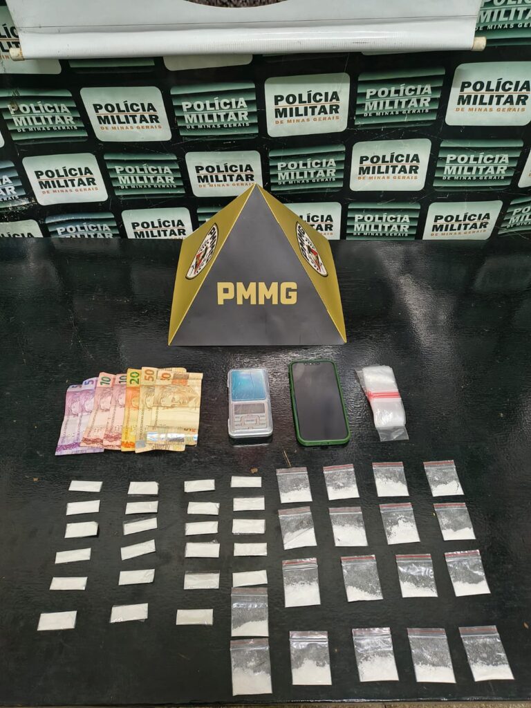 pm-apreende-drogas-e-prende-suspeito-por-trafico-em-duas-ocorrencias-em-para-de-minas