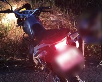 acidente-na-mg-050:-motociclista-se-distrai-com-sinalizacao-e-colide-em-itauna