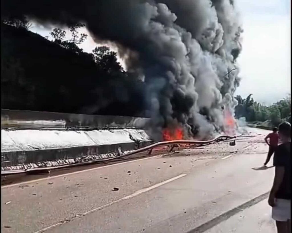 explosao-apos-colisao-entre-caminhoes-tanque-deixa-motorista-morto-e-interdita-br-381