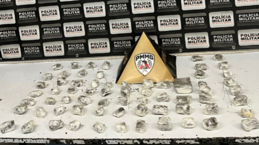 com-apoio-do-cao-black,-pm-apreende-66-tabletes-de-maconha-no-bairro-jardim-candelaria-em-divinopolis;-veja-o-video